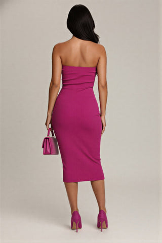 Mariposa Strapless Midi Dress