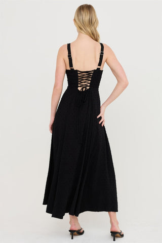 Kernville Boned Tie-Back Dress