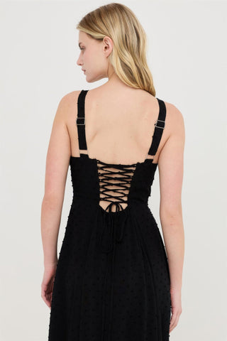 Kernville Boned Tie-Back Dress