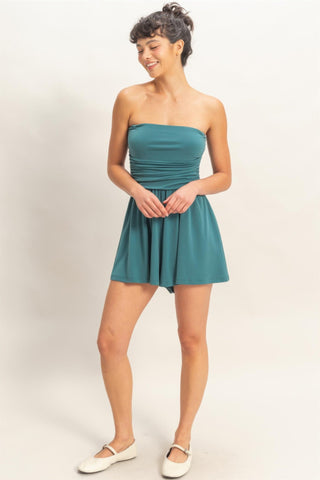 Twentynine Palms Strapless Romper