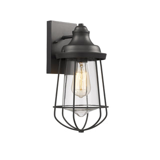 Outdoor Wall Lantern with Clear Glass Cage