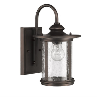Outdoor Wall Sconce with Clear Glass Shade
