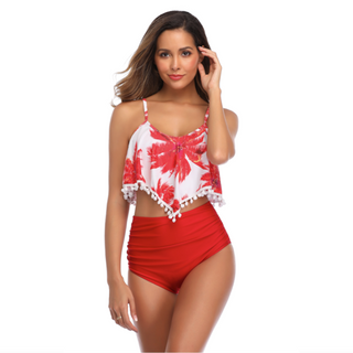 Palm Tree Tankini Set