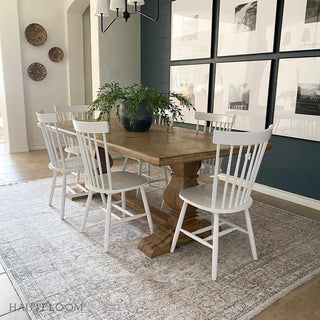 Low-Pile Neutral Area Rug