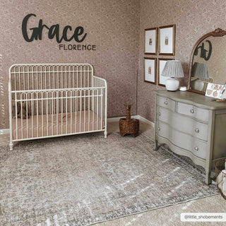 Low-Pile Neutral Area Rug