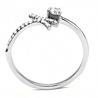 Stainless Steel Ring AAA Grade CZ