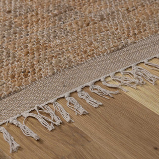Checkered Jute Area Rug