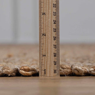 Checkered Jute Area Rug