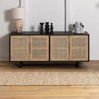 Checkered Jute Area Rug