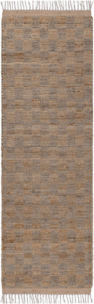 Checkered Jute Area Rug