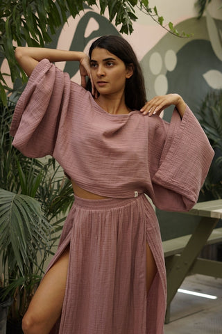 Elkford Organic Cotton Cropped Top