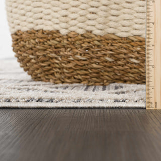 Embossed Medium-Pile Area Rug