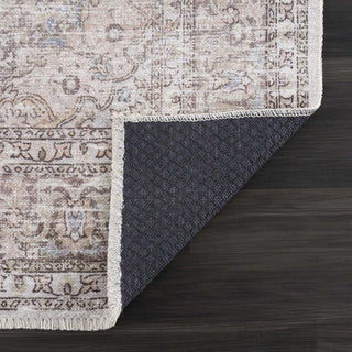 Low-Pile Neutral Area Rug