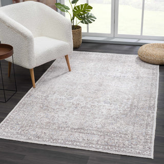 Low-Pile Neutral Area Rug