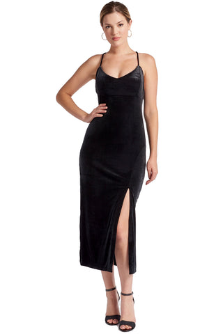 Celeste Velvet Slip Dress