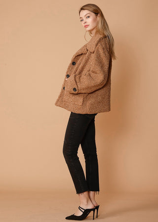 Nurode Faux Shearling Coat