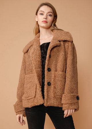 Nurode Faux Shearling Coat
