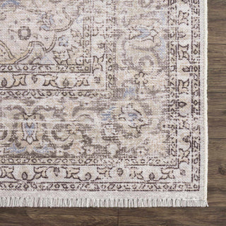 Low-Pile Neutral Area Rug