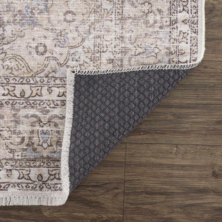 Low-Pile Neutral Area Rug