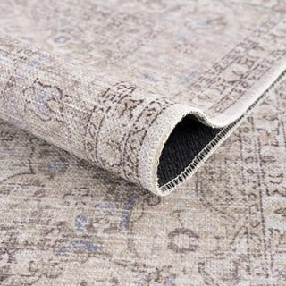 Low-Pile Neutral Area Rug