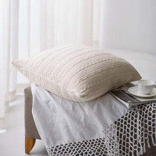 Salmo Cable Knit Decorative Pillow Cover