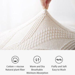 Salmo Cable Knit Decorative Pillow Cover