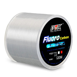 120M Fluorocarbon Coated Fishing Line – 0.20–0.60mm, 7.15–45LB