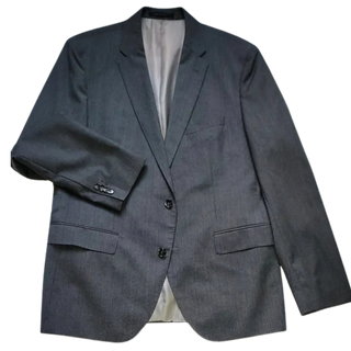 Hugo Boss Virgin Wool Dual Vent Geo Blazer