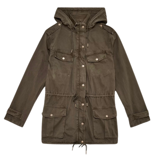 Aritzia Talula Khaki Trooper Field Jacket