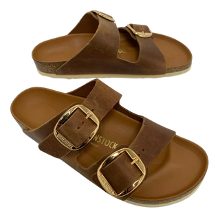 Birkenstock Arizona Big Buckle Nubuck Leather Sandals