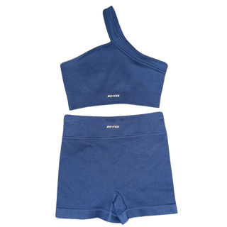 Bo + Tee Matching Sports Bra & Gym Short Set