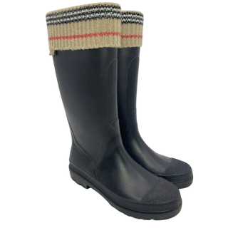 Burberry Knee High Nova Check Rain Boot