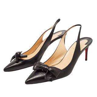 Christian Louboutin Yasling 70 Slingback Leather Pumps