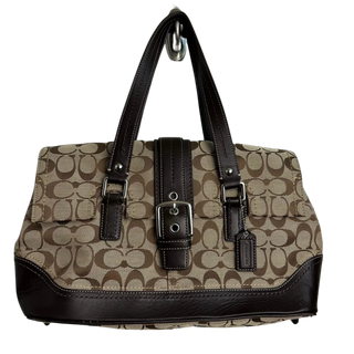 Coach Signature Jacquard Carryall Satchel Bag