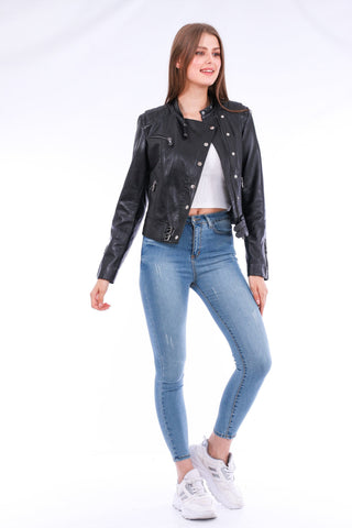 Rovigo Leather Biker Jacket