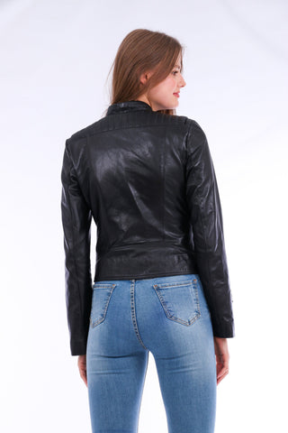 Rovigo Leather Biker Jacket