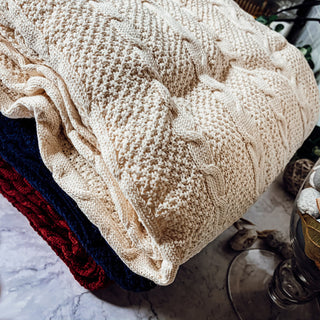Salmo Cable Knit Decorative Pillow Cover