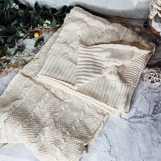 Salmo Cable Knit Decorative Pillow Cover