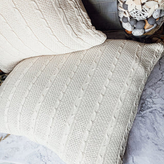 Salmo Cable Knit Decorative Pillow Cover