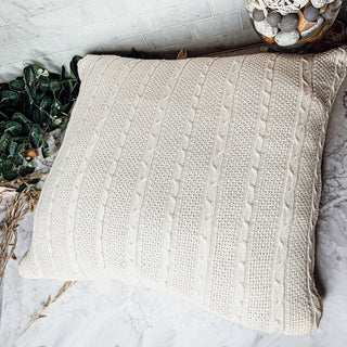Salmo Cable Knit Decorative Pillow Cover