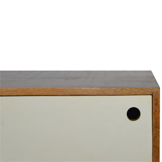 Solid Mango Wood Media Unit