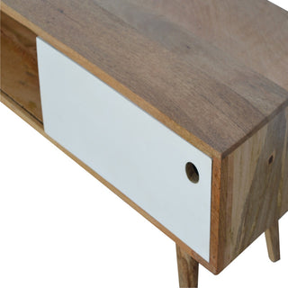 Solid Mango Wood Media Unit