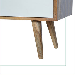 Solid Mango Wood Media Unit