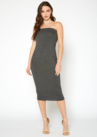 Laguna Niguel Strapless Midi Dress