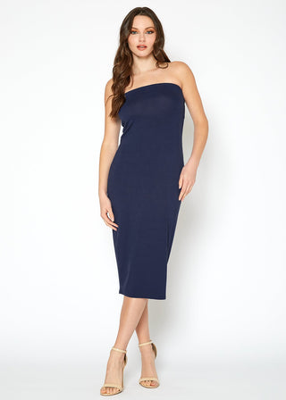 Laguna Niguel Strapless Midi Dress