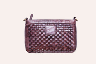 Washed Leather Crossbody Bag
