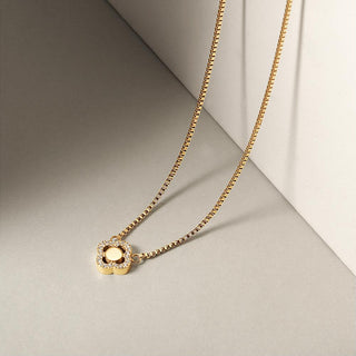 Floral Clover Necklace