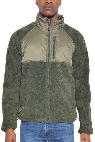 Kenmare Sherpa Cut-Out Fleece Jacket