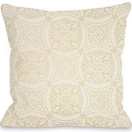 Doily Decorative Throw Pillow – 16 x 16 in.