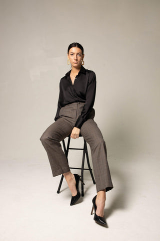Prescott Virgin Wool Straight-Leg Trousers